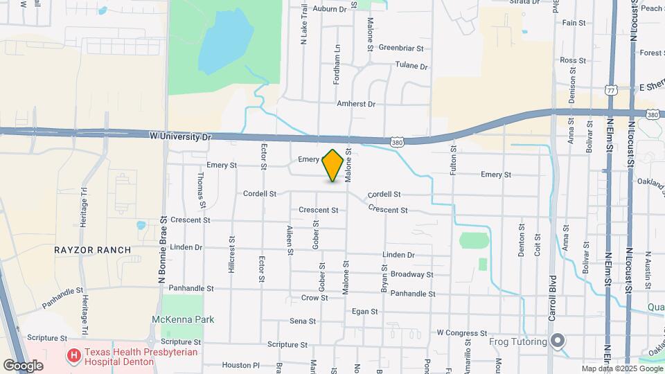 1716 Cordell St Map and Location Details