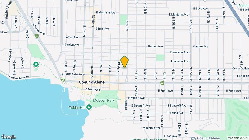 722-724 E Coeur D' Alene Ave Map and Location Details