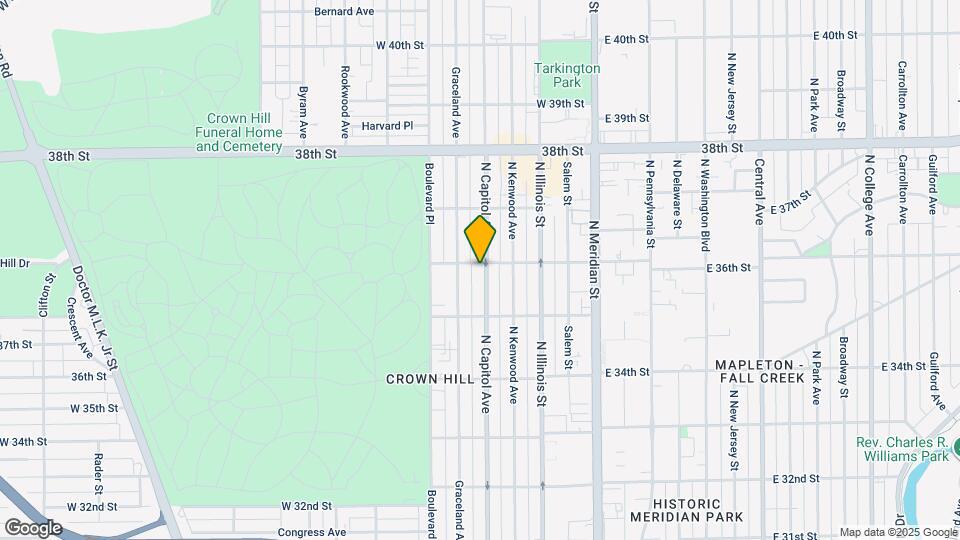 3556 N Capitol Ave Mapa y Detalles de la Ubicación