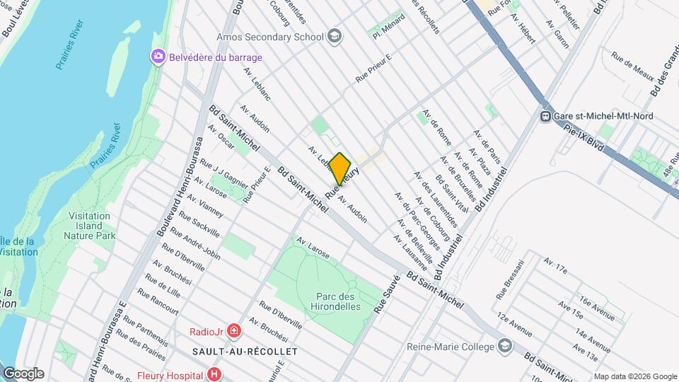 3300 Fleury Rue E Map and Location Details