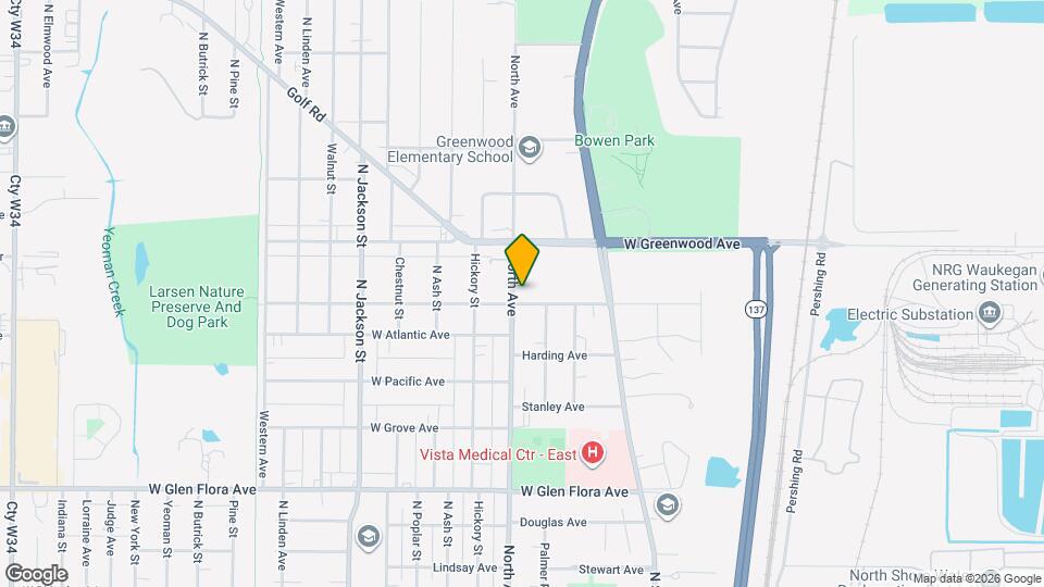 1701 North Ave Map and Location Details