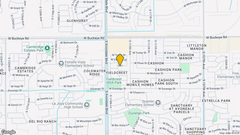 11391 W Pima St Map and Location Details