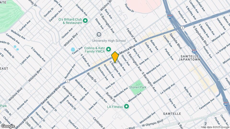 1532 S Westgate Ave Mapa y Detalles de la Ubicación