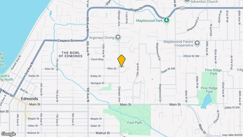 520 Olympic Ave Map and Location Details