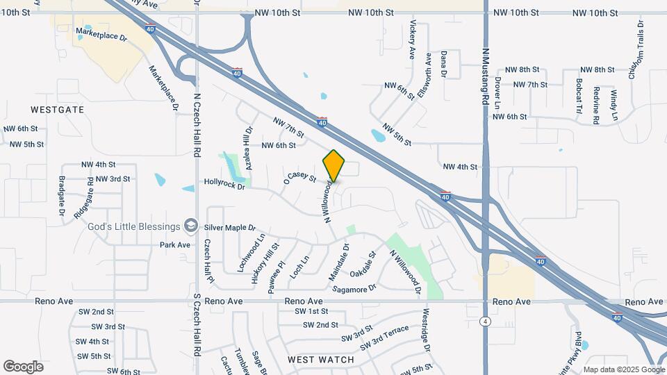 400 N Willowood Dr Map and Location Details
