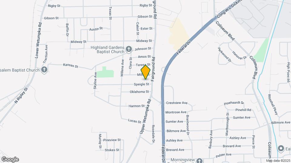 2085 Speigle St Map and Location Details