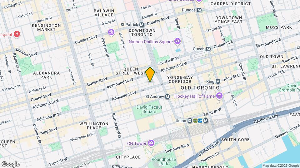 208 Adelaide St W Map and Location Details