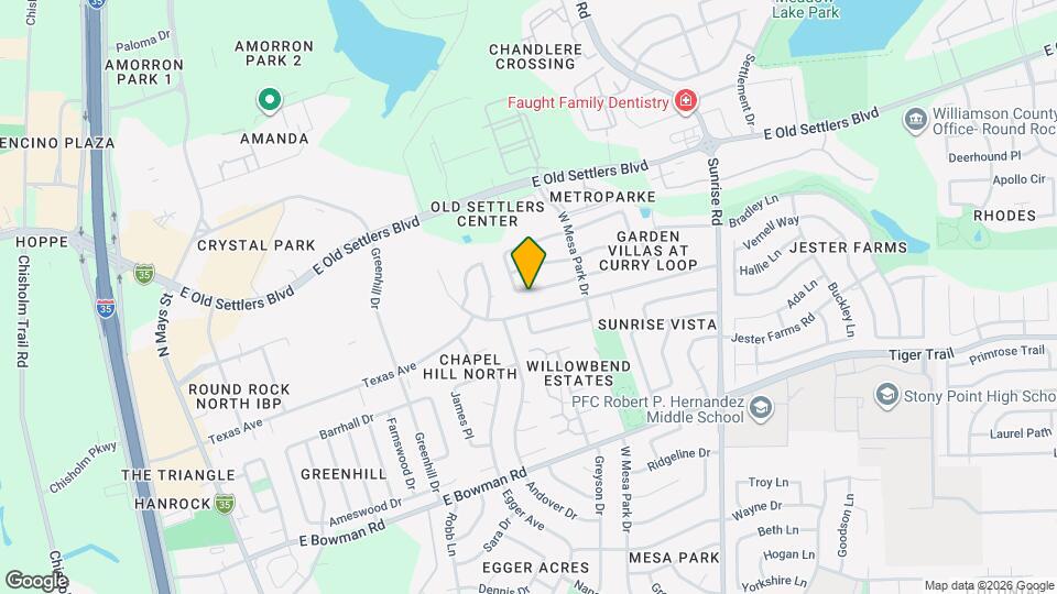 607 Saunders Dr Mapa y Detalles de la Ubicación