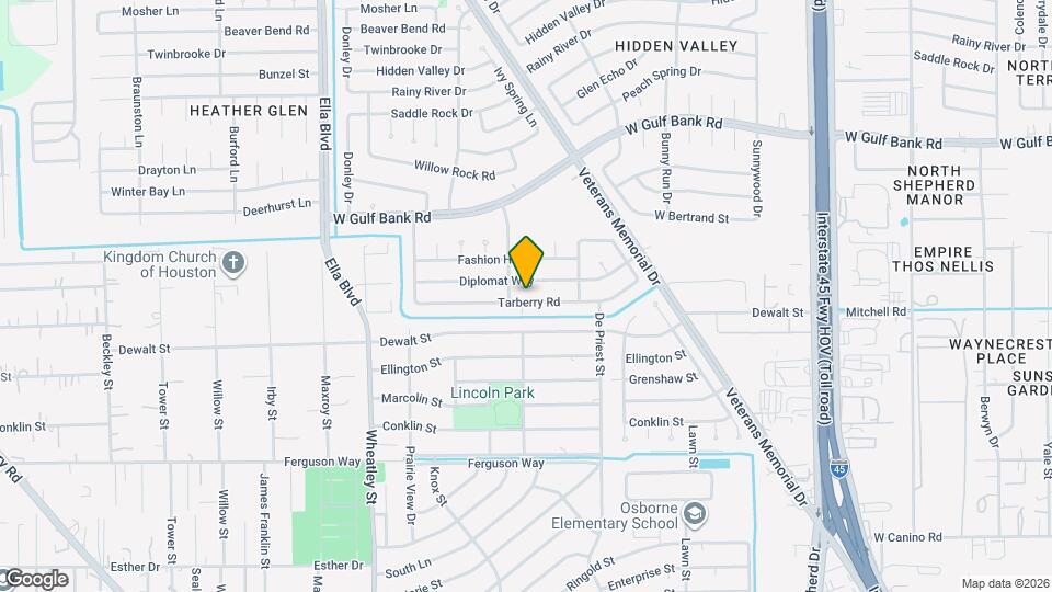 1442 Tarberry Rd Map and Location Details