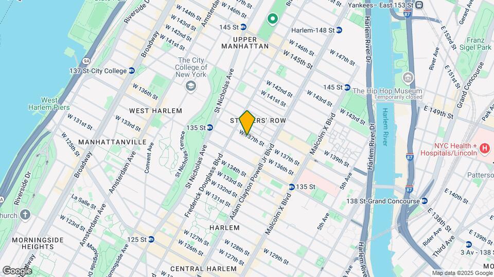 244 W 137th St Map and Location Details
