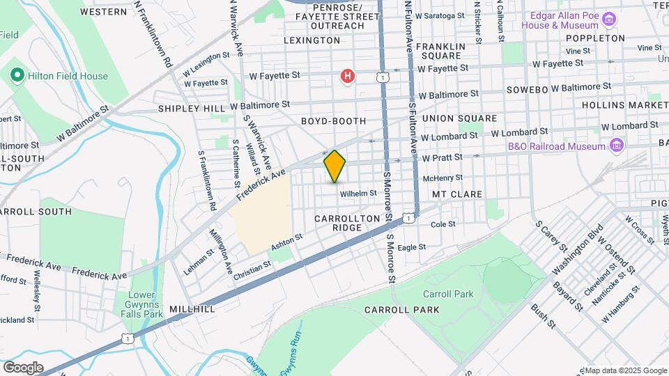 2101 McHenry St Map and Location Details