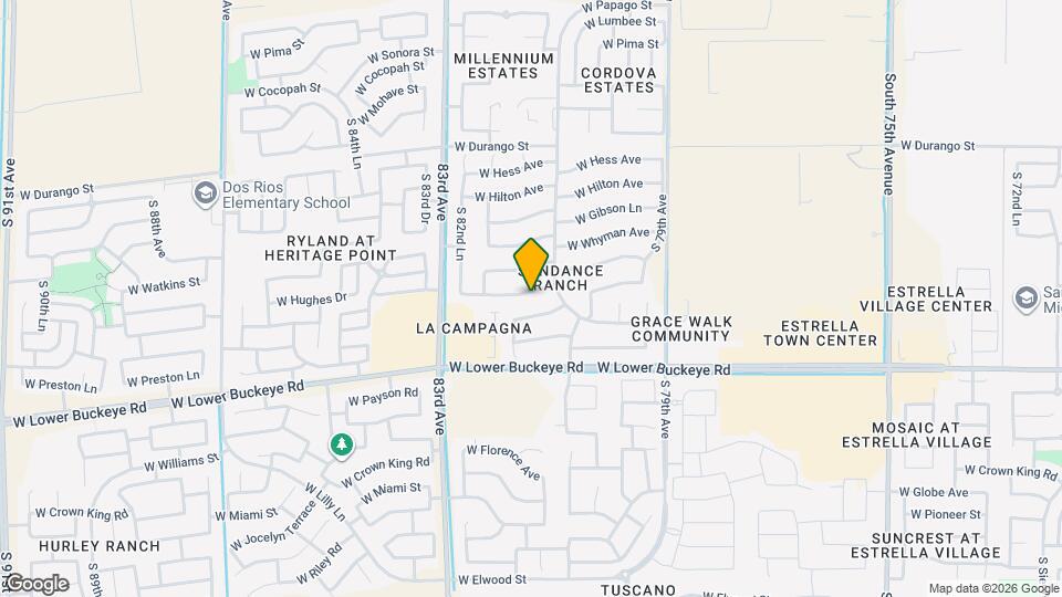 8123 W Hammond Ln Map and Location Details