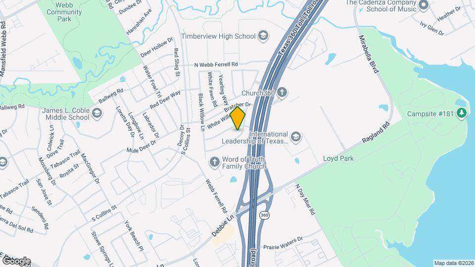 1605 Grey Willow Ln Mapa y Detalles de la Ubicación