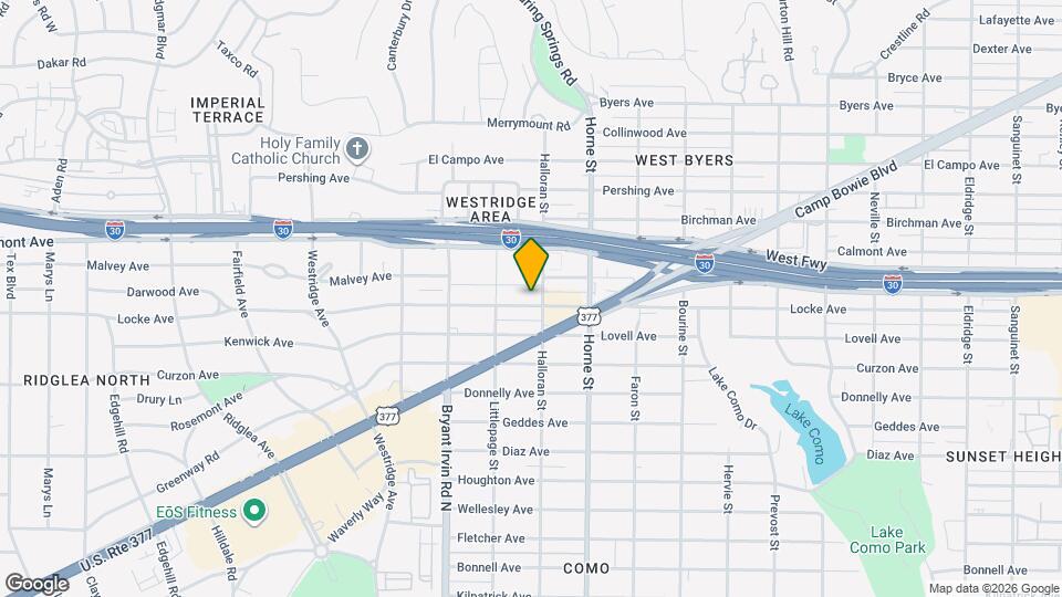 5808 Locke Ave Map and Location Details