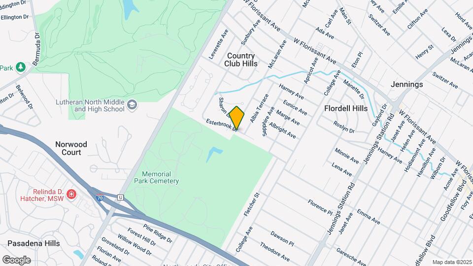 7340 Esterbrook Dr Map and Location Details