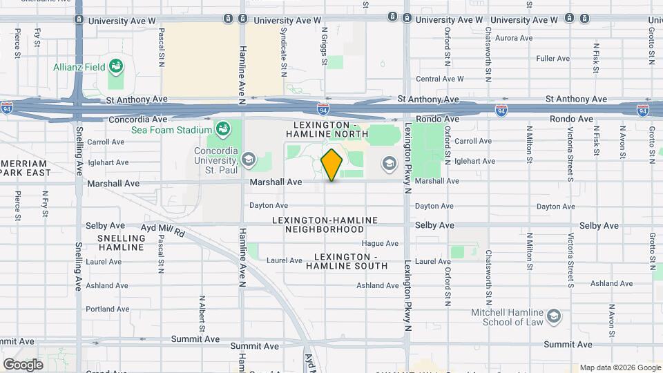 1212 Marshall Ave Map and Location Details
