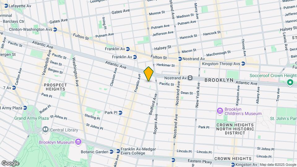 1154 Pacific St Mapa y Detalles de la Ubicación