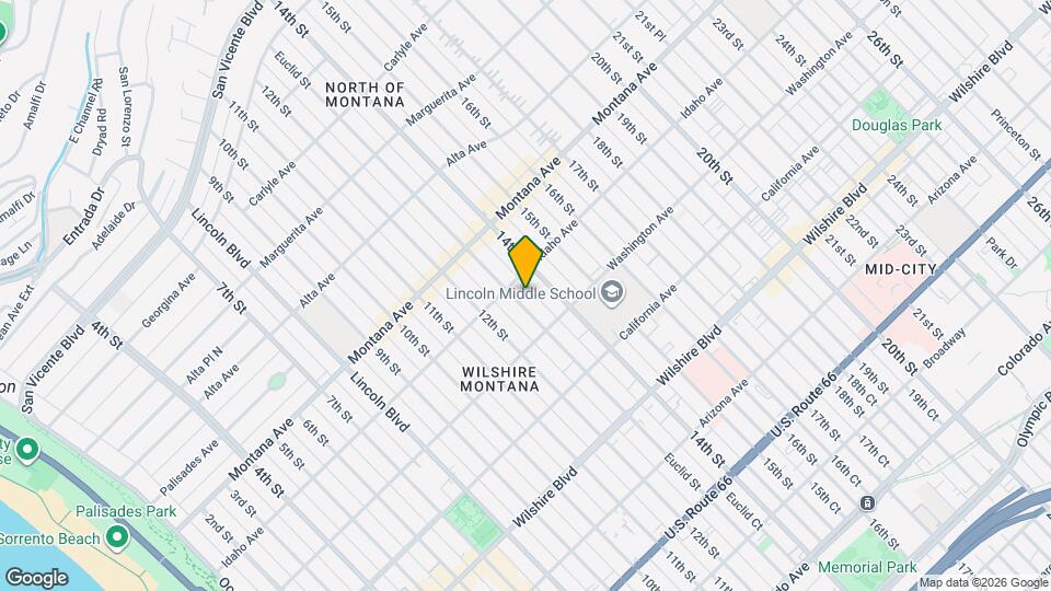 917 Euclid St Map and Location Details
