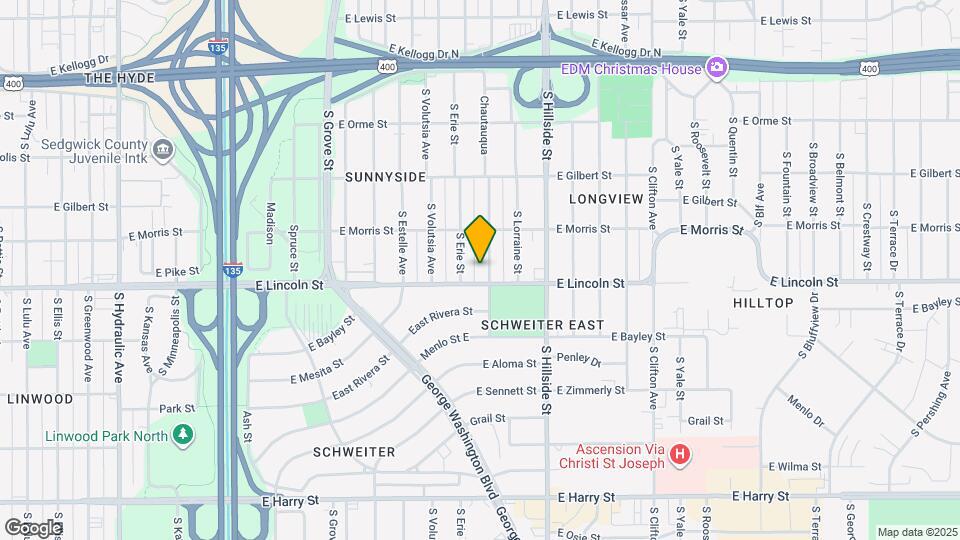 843 Chautauqua Map and Location Details