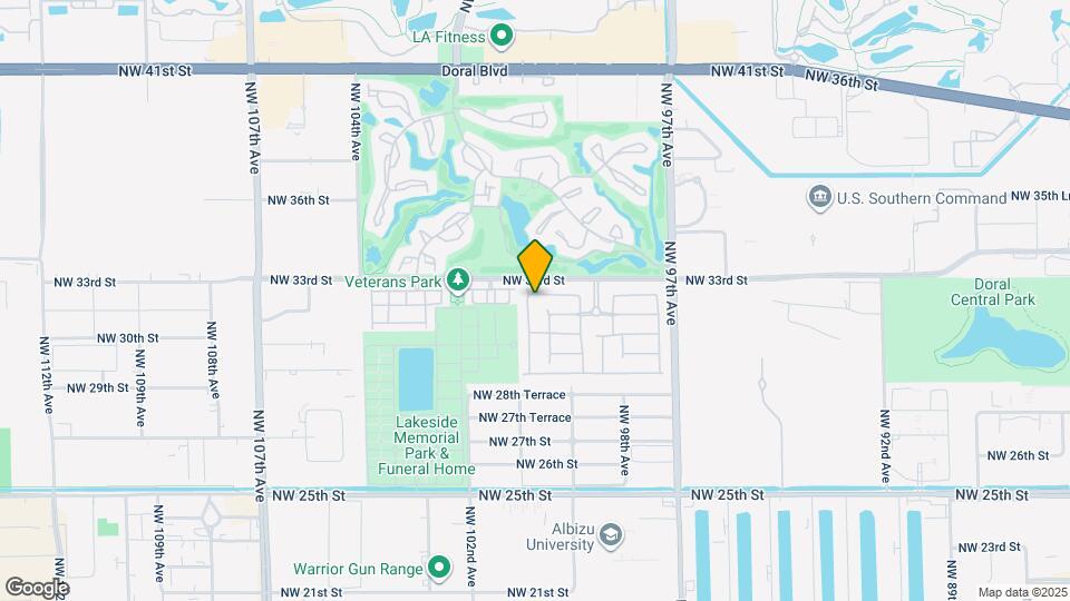 9970 NW 32nd St Map and Location Details