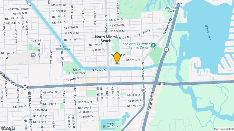 1979 N Glades Dr Map and Location Details