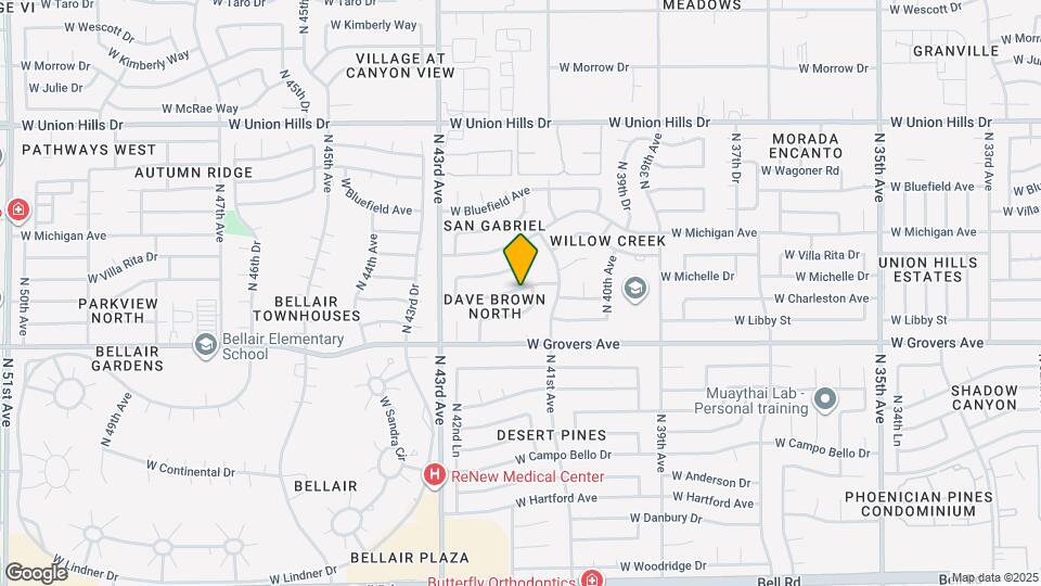 4143 W Michelle Dr Map and Location Details