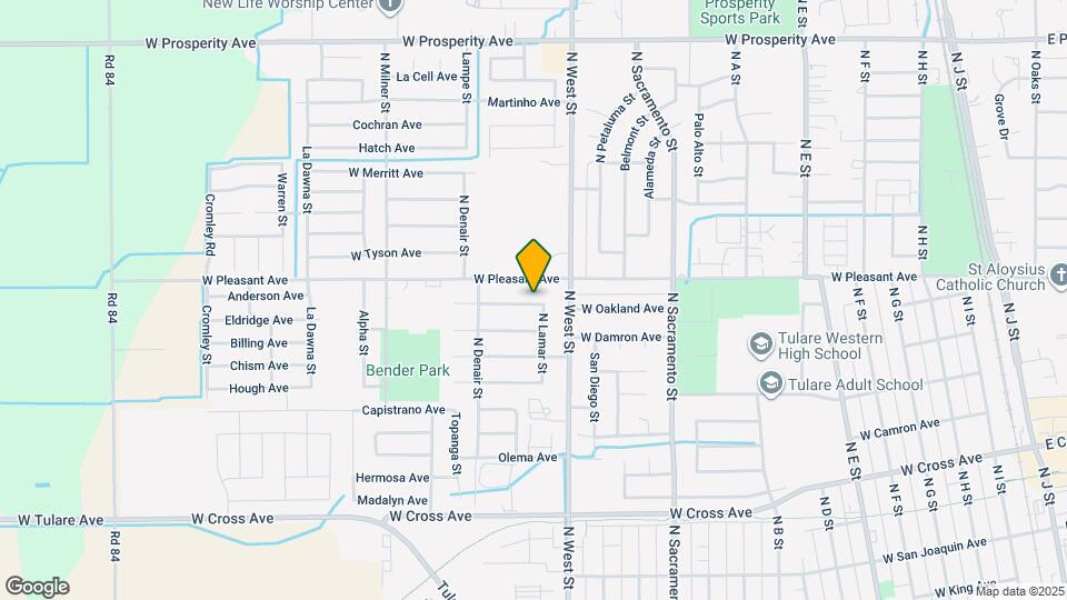 1420 W Oakland Ave Map and Location Details