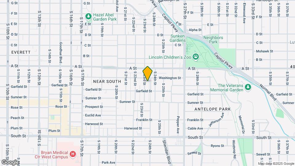 1526 S 23rd St Map and Location Details
