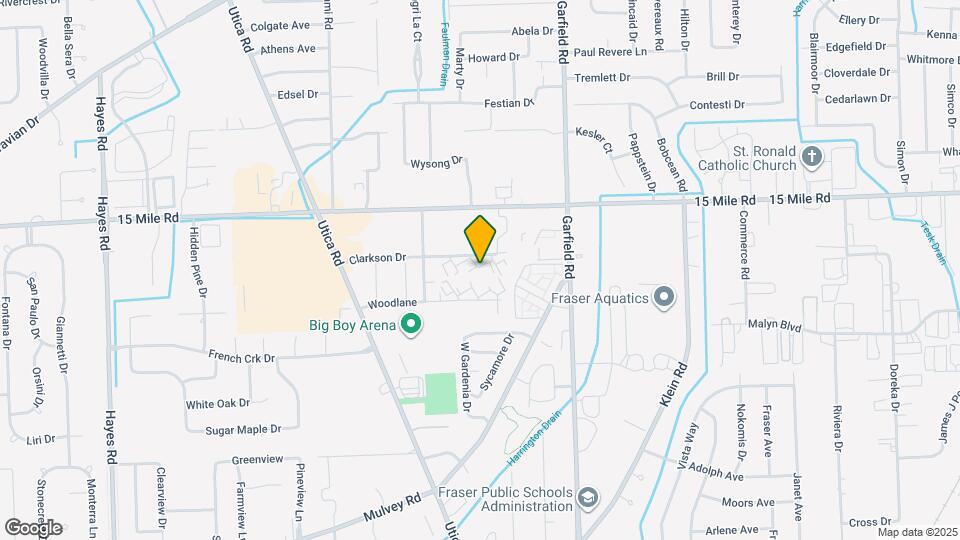 16546 Clarkson Dr, Unit Fraser Condo Map and Location Details