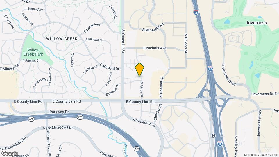 9086 E Phillips Ln Map and Location Details