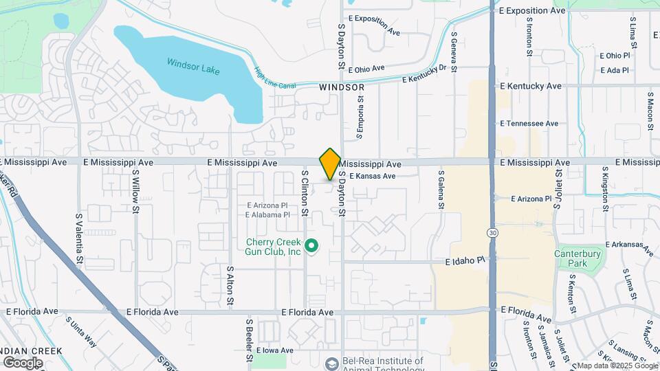 9616 E Kansas Cir Map and Location Details
