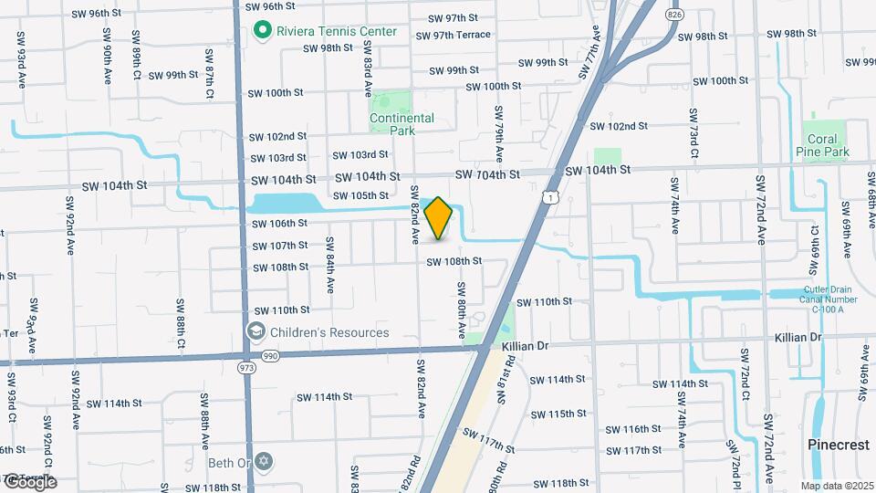 8100 SW 107th St Map and Location Details