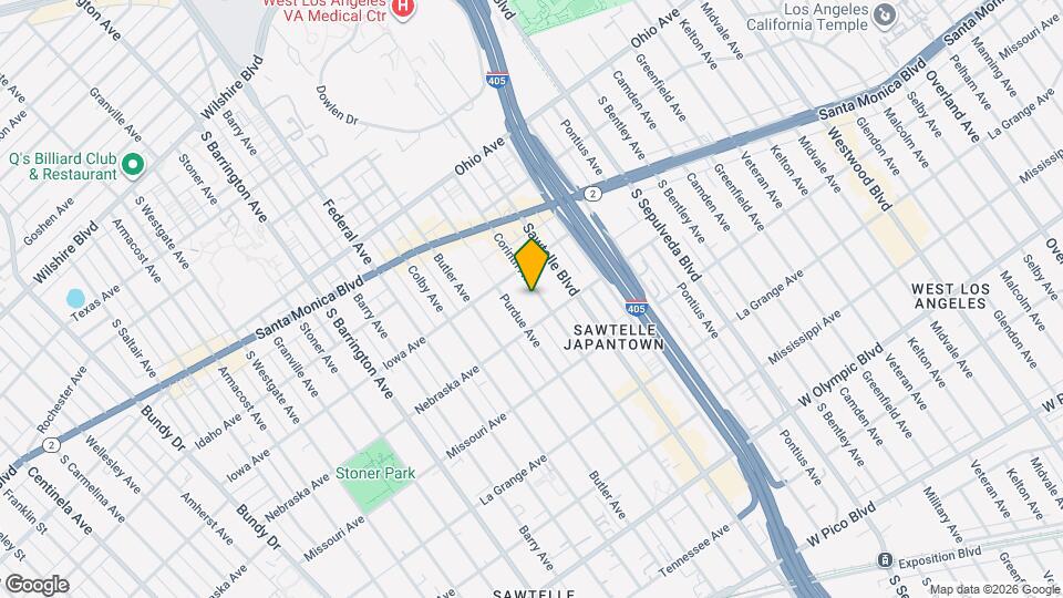 1731 Corinth Ave Map and Location Details