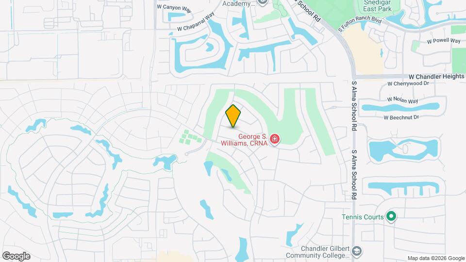 9843 E Sunburst Dr Map and Location Details