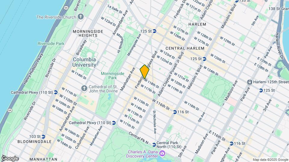 278 W 118th St Map and Location Details