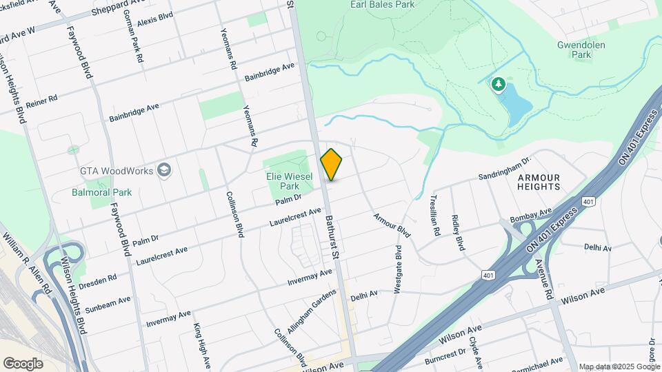 4089 Bathurst Rd Map and Location Details
