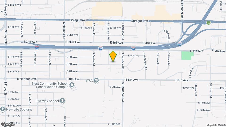 4913 E 6th Ave Map and Location Details