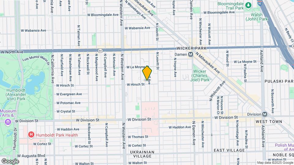 1402 N Bell Ave Mapa y Detalles de la Ubicación