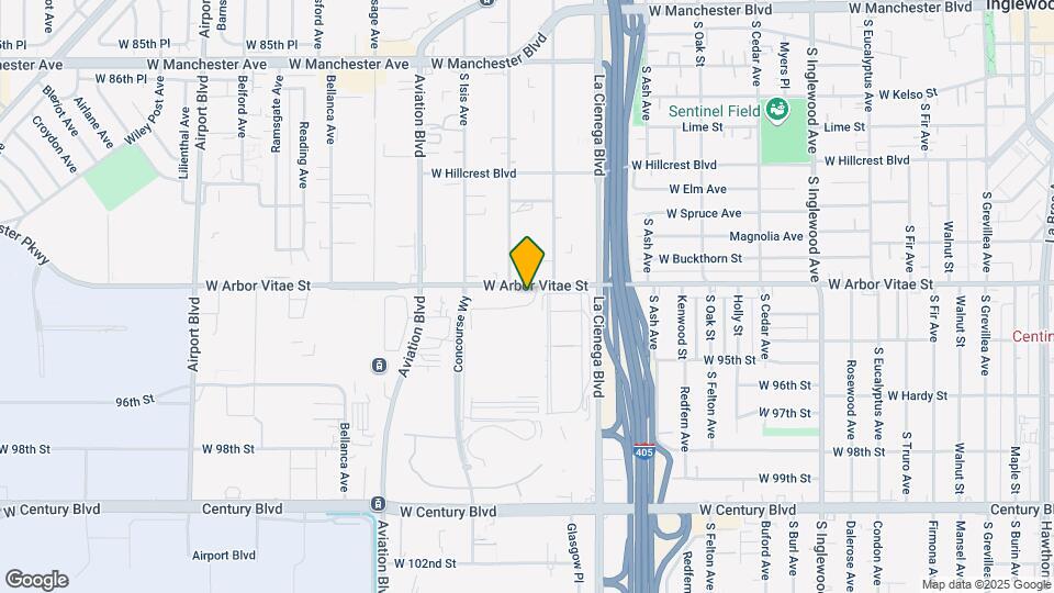 5306 Arbor Vitae St Mapa y Detalles de la Ubicación
