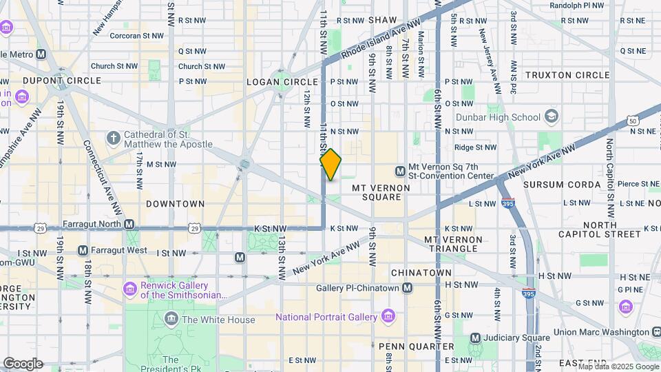 1107 11th St NW Map and Location Details