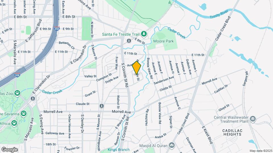 527 Crete St Map and Location Details