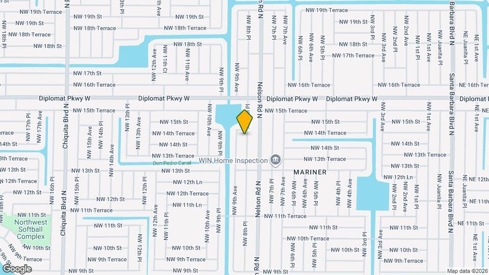 1406 NW 8th Pl Mapa y Detalles de la Ubicación