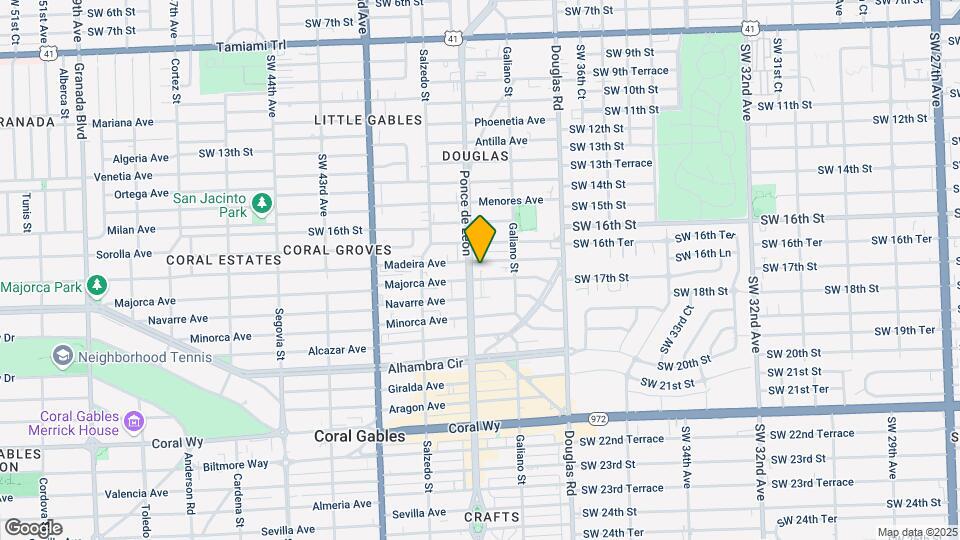 1805 Ponce de Leon-Unit -827 Map and Location Details