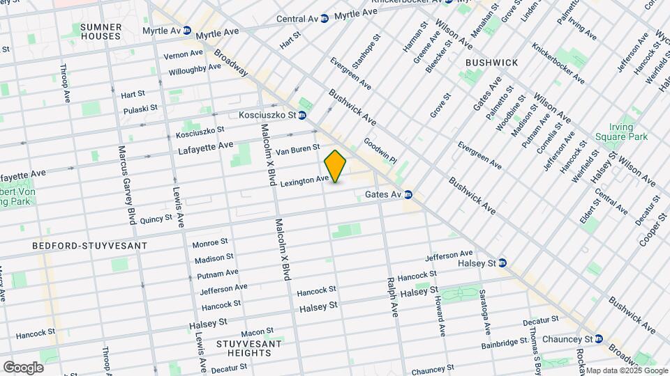 783 Quincy St Map and Location Details