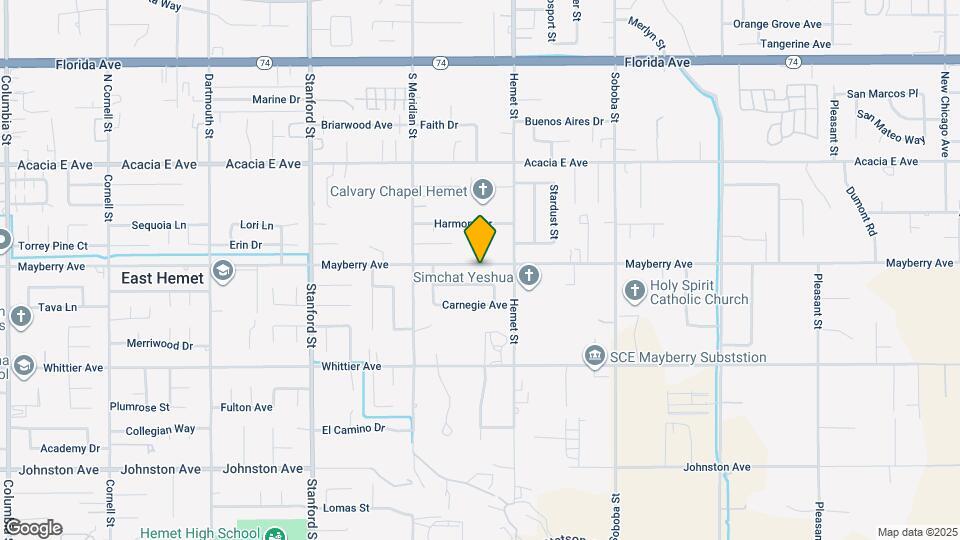 42159 Mayberry Ave Map and Location Details