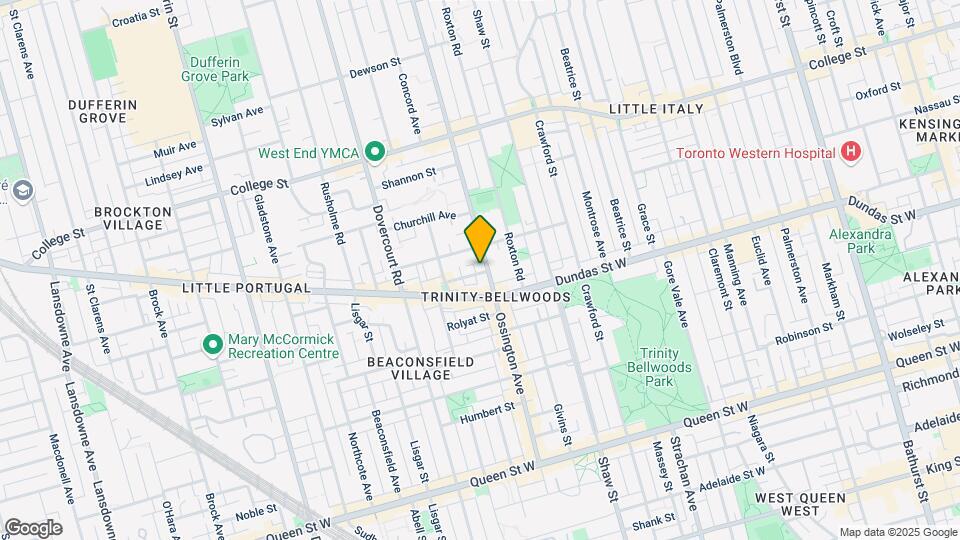 274-274 Ossington Ave Map and Location Details