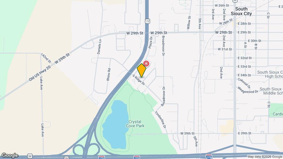 225 S Ridge Dr, Unit D Map and Location Details