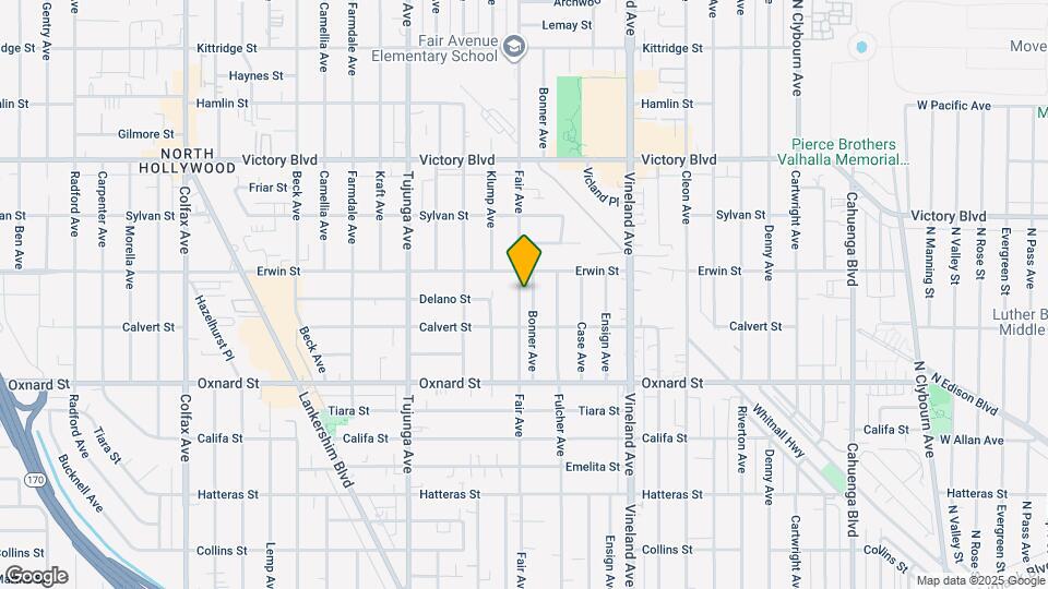 6134 Fair Ave Map and Location Details