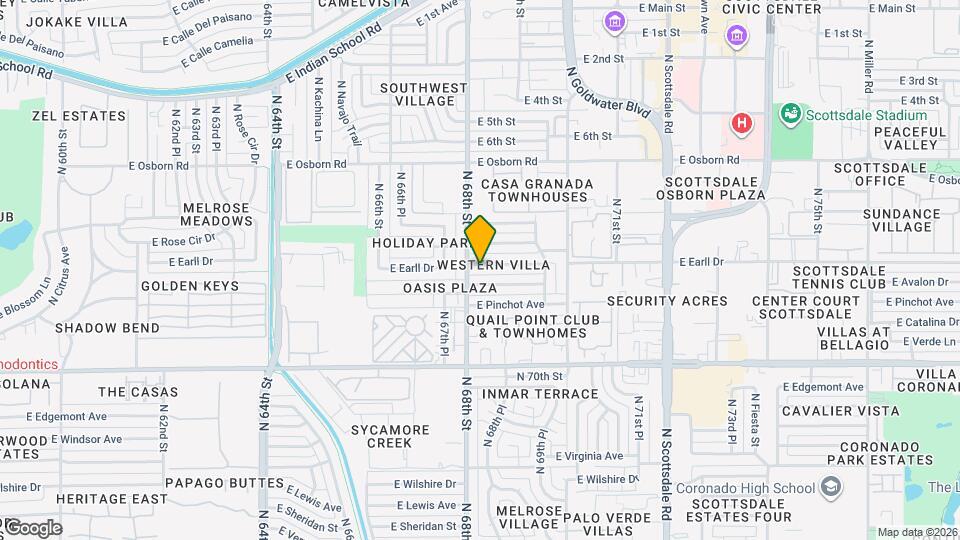 6809 E Earll Dr Map and Location Details