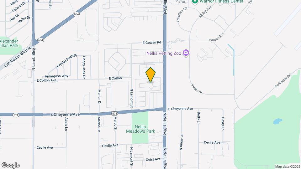 3325 N Nellis Blvd Map and Location Details